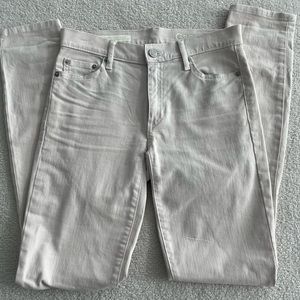 Gap high rise skinny jeans- size 24 - stone color